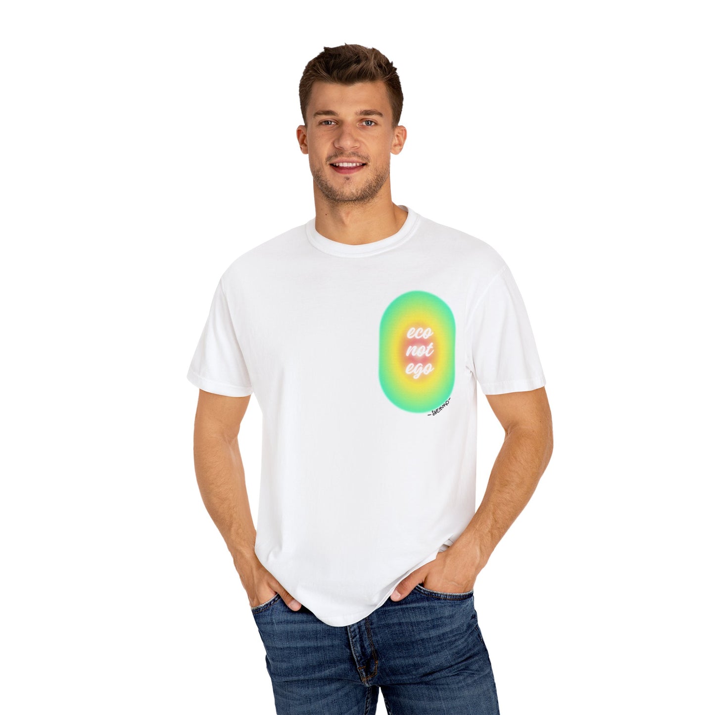 Eco-Friendly Unisex T-Shirt - 'Eco Not Ego' Design