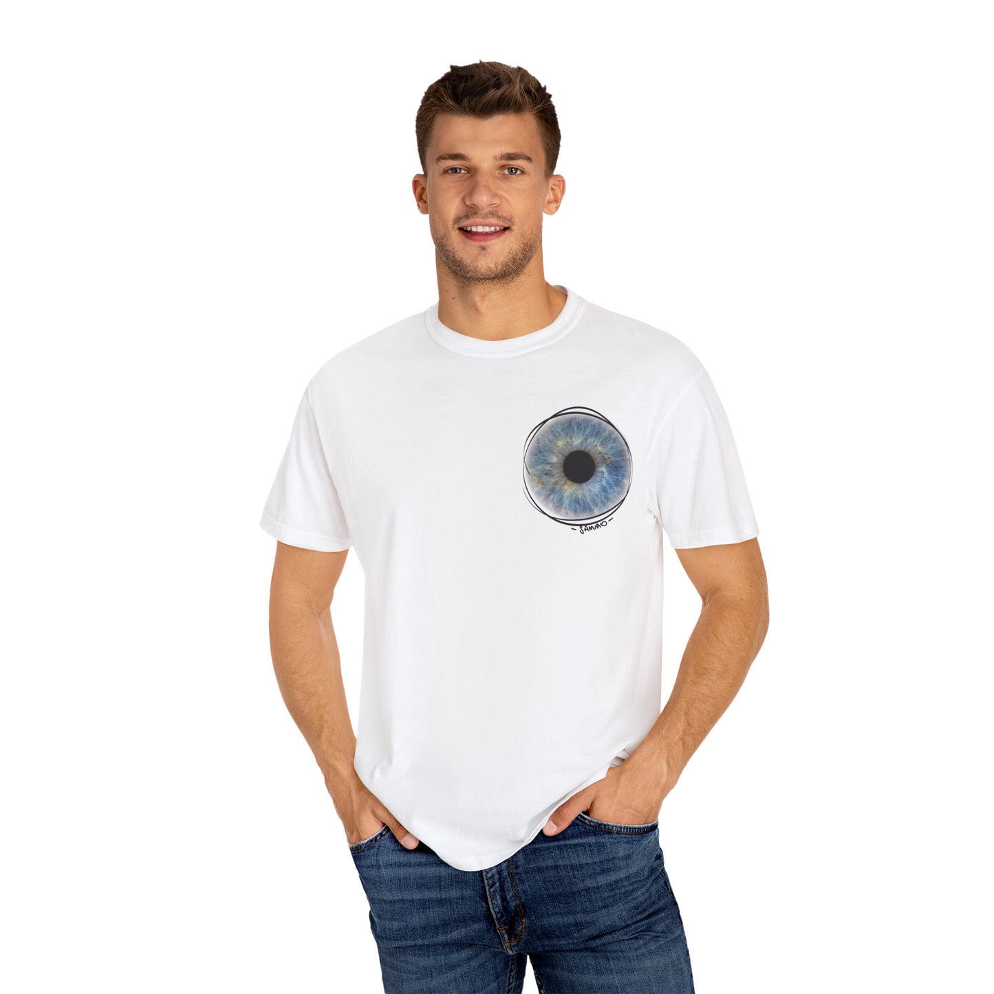 Nature is Future Eye Unisex Garment-Dyed T-shirt